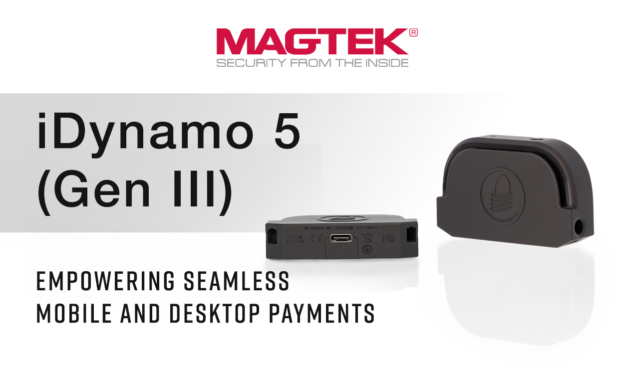 MagTek releases iDynamo 5 (Gen III) A Secure Card Reader