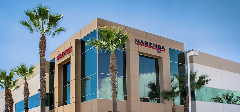 MagTek and Magensa US headquarters building in Seal Beach, California