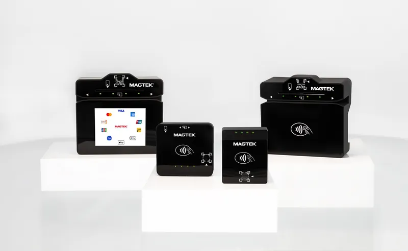 MagTek secure card readers: DynaFlex II, Dynamo, and iDynamo terminal families
