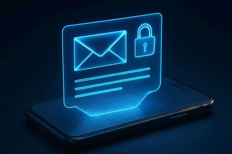 Qwantum Private Messaging encrypted message console