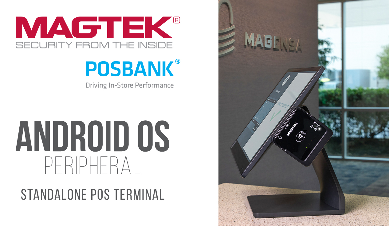 POSBANK Integrates MagTek DynaFlex II Go