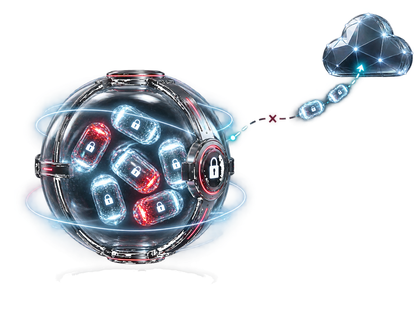 Store and Forward concept: secure vault holding encrypted payments, then forwarding them when connectivity returns