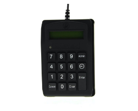 DynaPAD keypad for manual entry of card data connects via USB HID or Keyboard emulation