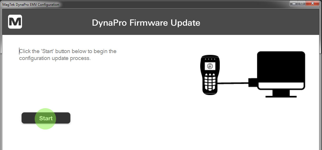 Start EMV tags configuration