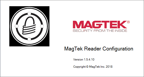 MagTek Reader Configurtion Splash screen