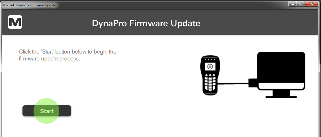 Start firmware update wizard